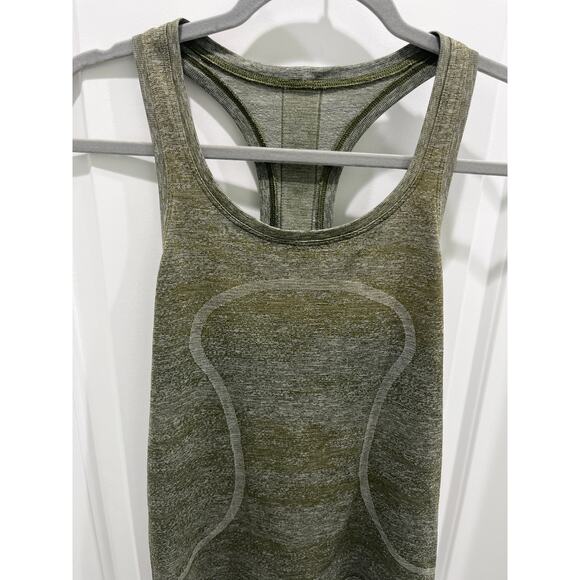 Lululemon Swiftly Speed Racerback Field Green Tank Top Sz S - Picture 3 of 8